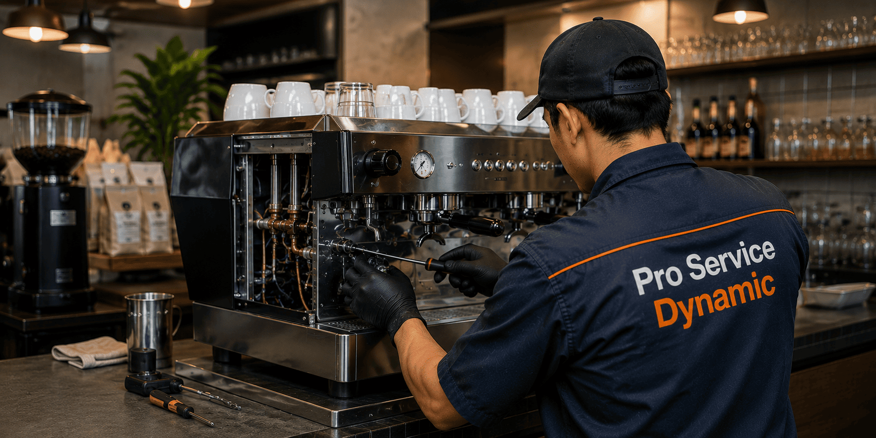 Jasa Servis Mesin Kopi Profesional